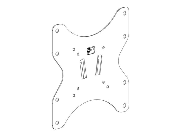 Deltaco ARM-1055, 58,4 cm (23"), 106,7 cm (42"), 75 x 75 mm, 200 x 200 mm, -10 - 5°, Harmaa