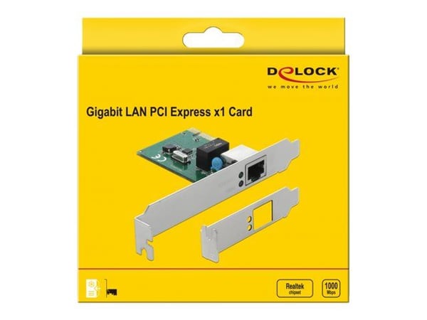 DeLOCK 90381, Sisäinen, Langallinen, PCI Express, Ethernet, 100 Mbit/s