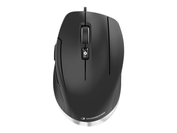 3Dconnexion CadMouse Compact - Mus - ergonomisk - høyrehendt - optisk - 7 knapper - kablet - USB