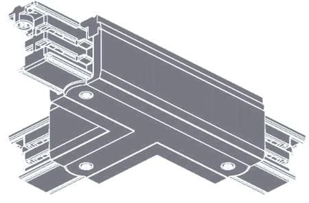 Global XTS 39-1 T-stykke 230V, 3-faset, venstre, grå - PROFESSIONEL