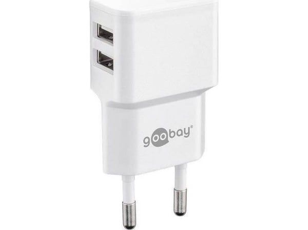 Goobay 44952, Innendørs, AC, 5 V, 2,4 A, Hvit