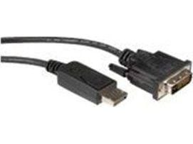 Value 11.99.5612, 5 m, DisplayPort, DVI-D, Uros, Uros, Musta