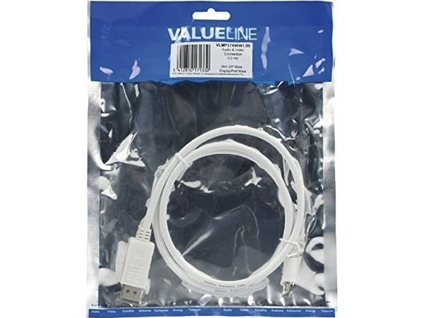 Value 11.99.5790, 1 m, Mini DisplayPort, Hankoppling, Hankoppling, Rak, Rak