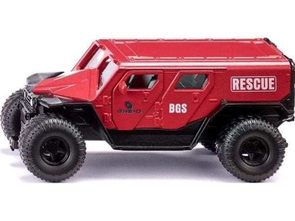 Siku 2307, Tilhengerfraktmodell, Monteringssett, 1:50, GHE-O Rescue, Metall, Plast, 3 år