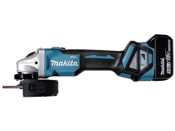 Makita DGA511RTJ - Vinkelsliper - trådløs - 125 mm - 2x 5ah batteri og lader
