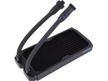 Alphacool NexXxos ST30, Radiatorblokk, Kobber (Cu), Stål, Sort, 1/4", 60 °C, 0,8 stang