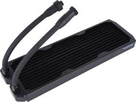 Alphacool NexXxos ST30, Sort, Radiatorblokk, Væske, Kobber (Cu), Stål, 1/4", 60 °C
