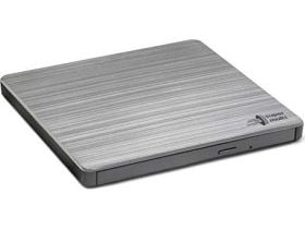 Hitachi-LG Data Storage GP60NS60 - Levyke - DVD±RW (±R DL) / DVD-RAM - 8x/6x/5x - USB 2.0 - ekstern - sølv - sølv