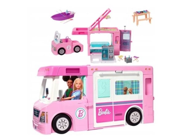Barbie 3-in-1 DreamCamper Vehicle and Accessories