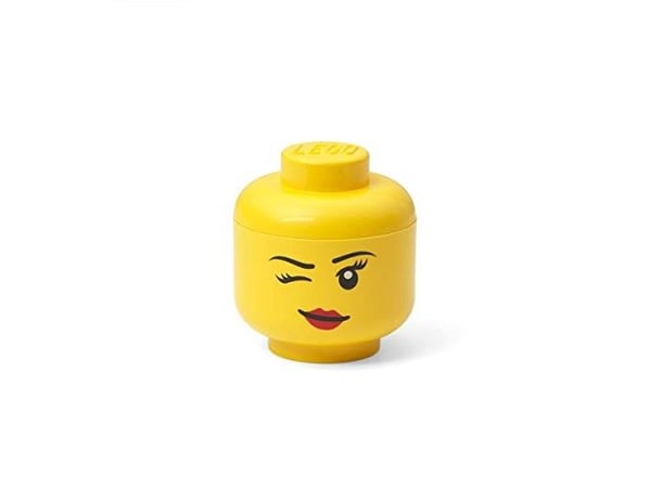 Room Copenhagen LEGO-förvaringshuvud "Whinky", mini, förvaringsbox (gul) Room Copenhagen LEGO-förvaringshuvud "Whinky", mini, förvaringsbox (gul)