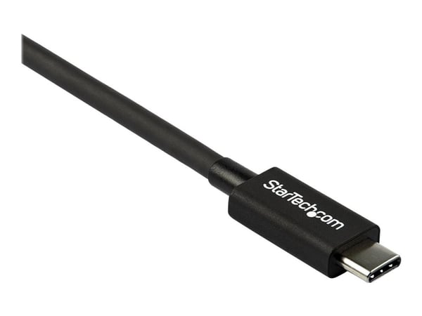 StarTech 2.6ft (80cm) Thunderbolt 3 Cable, 40Gbps, 100W PD, 4K/5K Video, Thunderbolt-Certified, Compatible w/ TB4/USB 3.2/DisplayPort - Thunderbolt...