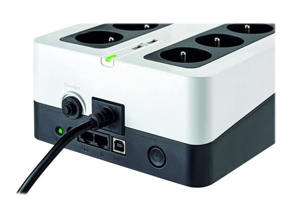 Eaton 3S 550 - UPS - AC 220-240 V - 330 watt - 550 VA - enkeltfase - USB - utgangskontakter: 6