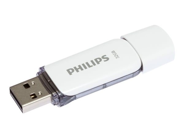 Philips FM32FD70E Snow edition 2.0 - USB-flashstasjon - 32 GB - USB 2.0 (en pakke 3)