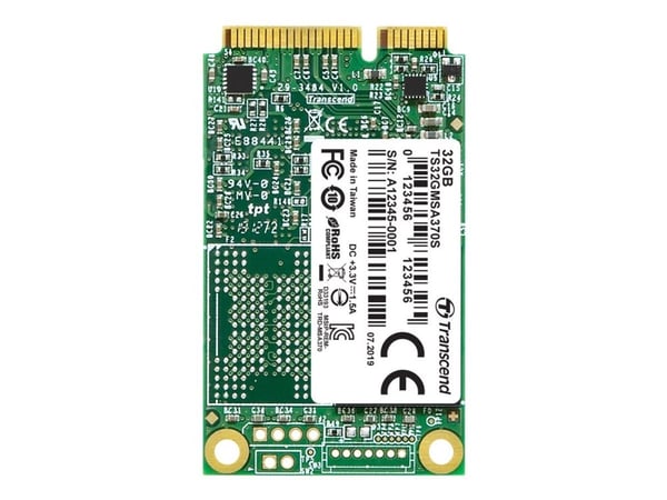 Transcend 370S - SSD - 32 GB - inbyggd - mSATA - SATA 6Gb/s