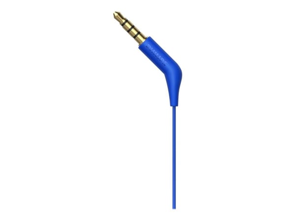 Philips TAE1105BL - Ørepropper med mikrofon - i øret - kablet - 3,5 mm jakk - blå