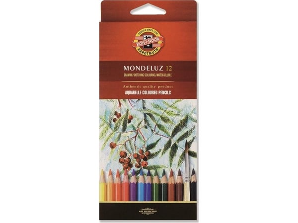 Koh-I-Noor akvarellblyanter 3716/K 12 farger Koh-I-Noor akvarellblyanter 3716/K 12 farger