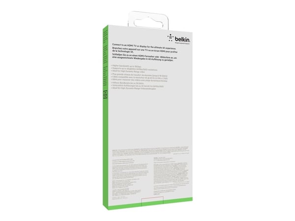 Belkin Premium Series - HDMI-kabel - HDMI hann til HDMI hann - 2 m - 4K-støtte