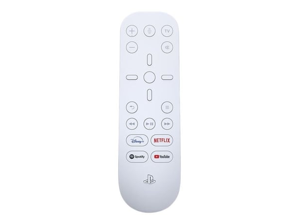 Sony Playstation® Media Remote - Fjernstyrning - infraröd - vit - för Sony Playstation® 5