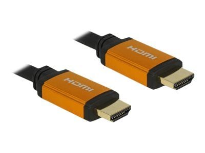 DeLOCK 85728, 1,5 m, HDMI-tyyppi A (vakio), HDMI-tyyppi A (vakio), 7680 x 4320 pikseliä, 48 Gbit/s, Musta, Kulta