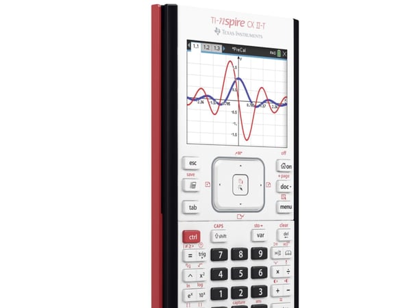 Texas Instruments NSPCXIIT grafisk kalkulator svart, oppladbar