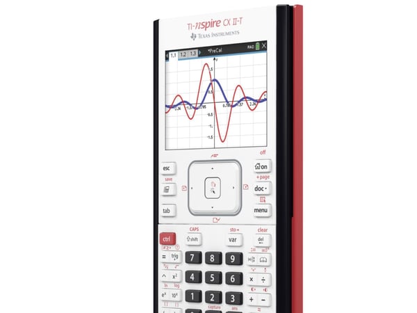 Texas Instruments NSPCXIIT grafisk kalkulator svart, oppladbar