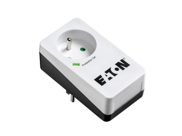 Eaton Protection Box - Overspenningsavleder - AC 220-250 V - 4000 watt - utgangskontakter: 1 - hvit