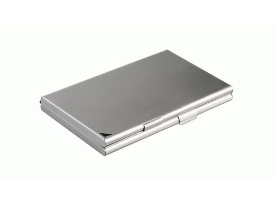DURABLE Business Card Holder/Case DUO - Visittkortboks - aluminium - sølv