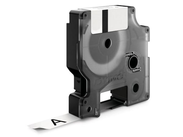 DYMO - Vinyl - hvit - Roll (1.9 cm x 5.5 m) 1 rull(er) merkelapper - for Rhino 4200, 6000, 6000 Hard Case Kit; RhinoPRO 5000, 5000 Hard Case Kit