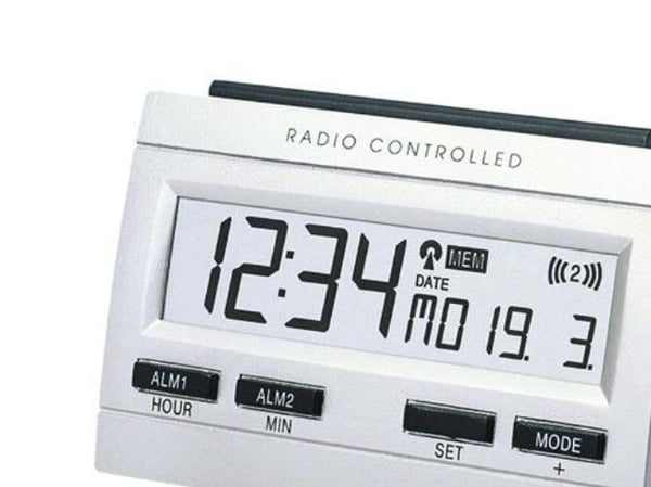 Techno Line 02991 Radiohälytyskello Hopea Herätysajat 2
