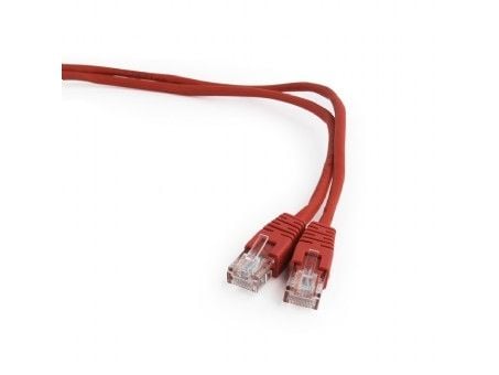 Gembird - Koblingskabel - RJ-45 (hann) til RJ-45 (hann) - CAT 5e - formstøpt - rød