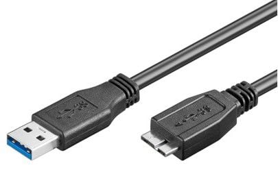 Goobay 95026, 1,8 m, USB A, Micro-USB B, Hanstik/Hanstik, Lajittelu