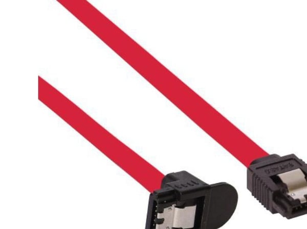 InLine 27307W, 0,75 m, SATA I, Rød, 24 g, 100 mm, 140 mm