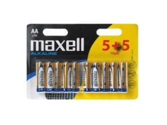 Maxell AAA, Engangsbatteri, Alkalinsk, 1,5 V, 10 stykker, Flerfarget, 10 mm