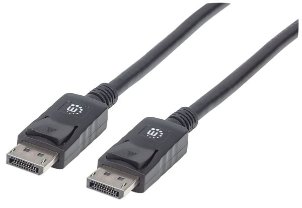 Manhattan 306935, 1 m, DisplayPort, DisplayPort, Hankjønn, Hankjønn, 4096 x 2160 piksler