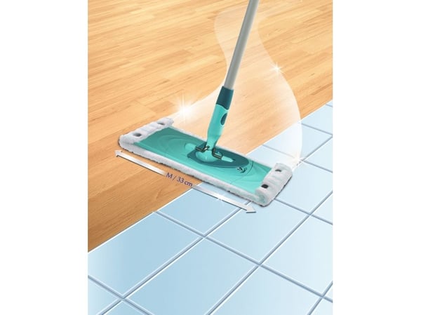 Leifheit 55320, Mop cover, Turkis, Hvit, Mikrofiber, 1 stykker, 88 g, 140 mm