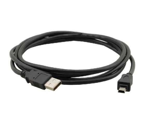 Kramer Electronics USB-A (M) to USB Mini-B 5-pin (M) 2.0, 1.8m, 1,8 m, USB A, Mini-USB B, USB 2.0, Hankjønn/hankjønn, Sort