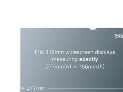3M PF12.5W9, 31,8 cm (12.5"), 16:9, Kannettava tietokone