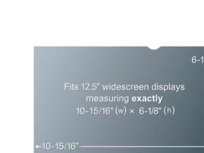 3M PF12.5W9, 31,8 cm (12.5"), 16:9, Kannettava tietokone