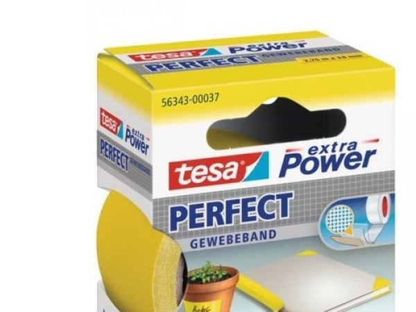 TESA Extra Power 38mmx2.75m, 2,75 m, Gul, 38 mm, 1 styck