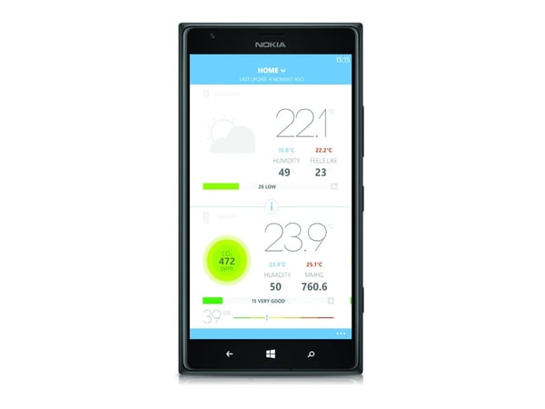 Netatmo NWS01-EC smart værstasjon Wi-Fi, batteri/USB, aluminium