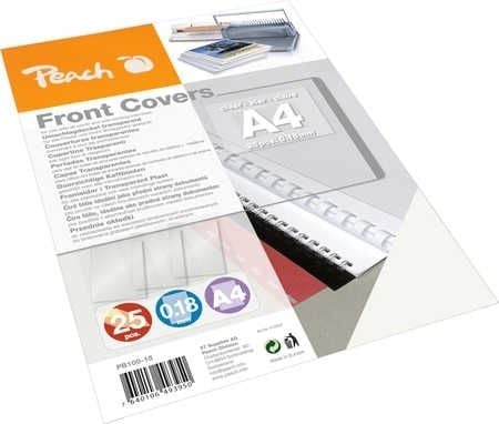 Peach Bürogeräte, A4, Läpinäkyvä, 25 kpl