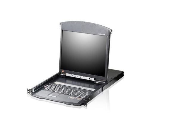 ATEN KL1508AIM, 1920 x 1200 pixlar, Nätverksansluten (Ethernet), WUXGA, Rackmontering, 1U, 22,2 W