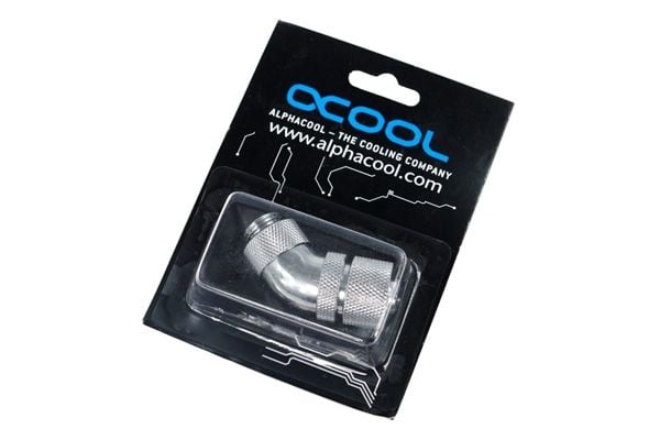 Alphacool HF Ruuviliitin - Jäähdytysjärjestelmän sovitin - kromi