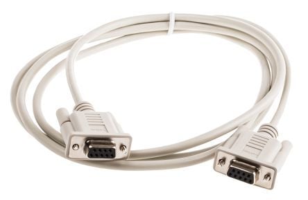 ROLINE 1.8m 9-pin RS232, Grå, 1,8 m, 9-pin D-SUB RS232, 9-pin D-SUB RS232, Hunkjønn, Hunkjønn