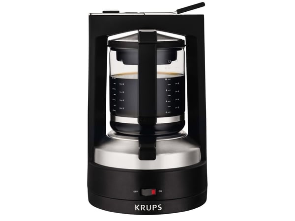 Krups T8 KM468910 - Kaffemaskine - 14 kopper - sort/rustfrit stål