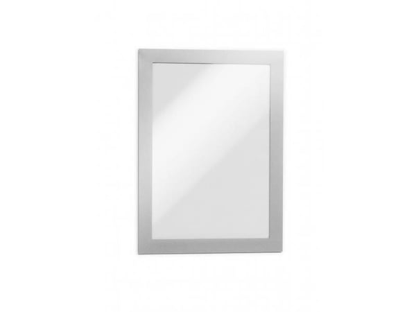 DURABLE DURAFRAME MAGNETIC - Dokumentholder - for A5 - magnetisk - sølv (en pakke 5)