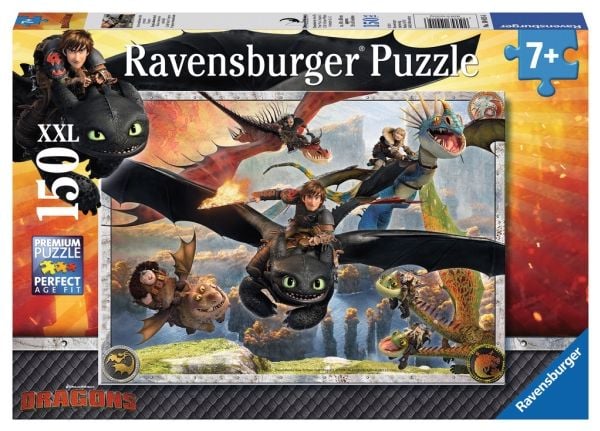 Ravensburger Dragetemming gjort enkelt, 150 brikker, 7 År