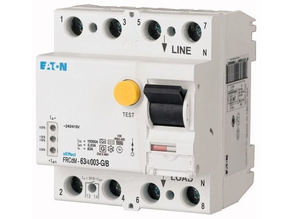 Eaton FRCDM-63/4/003-G/B, Vikavirtasuoja, 10000 A, IP20