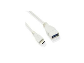 MicroConnect - USB-sovitin - USB Type A (naaras) - USB-C (uros) - USB 3.2 Gen 1 - valkoinen - valkoinen