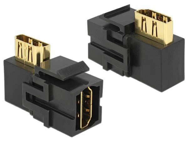 Delock - Modulinnlegg (kopling) - HDMI - svart